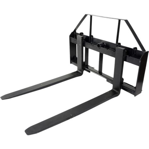 titan attachments 48-in skid steer pallet fork frame attachment|mini skid steer fork frame.